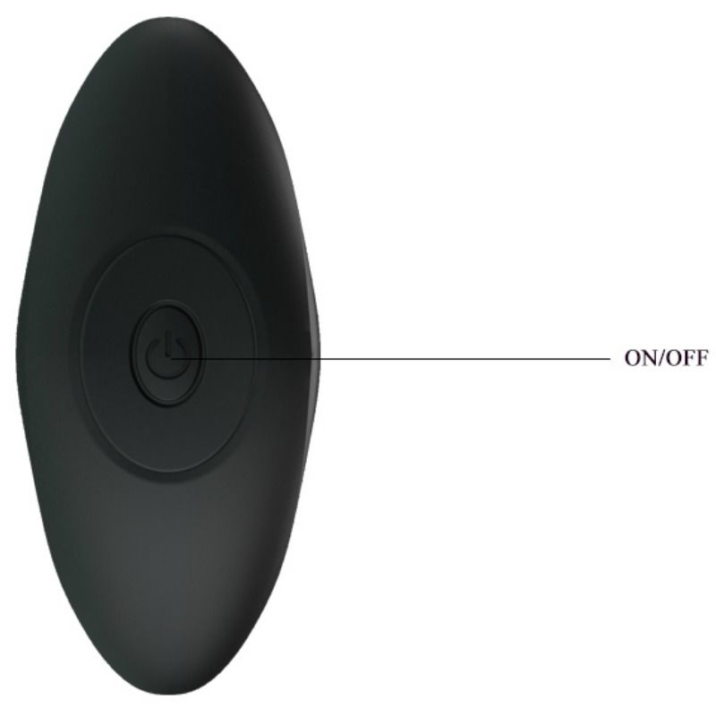 Pretty Love - Vibrador Anal Negro