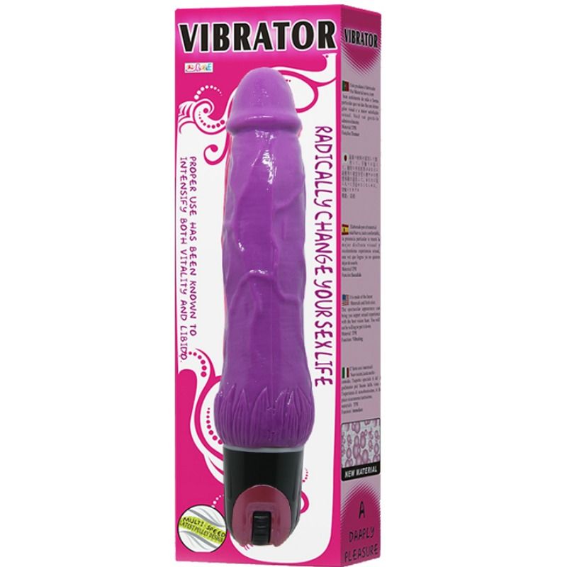 Baile - Vibrator Daaply Pleasure Multivelocidad Morado