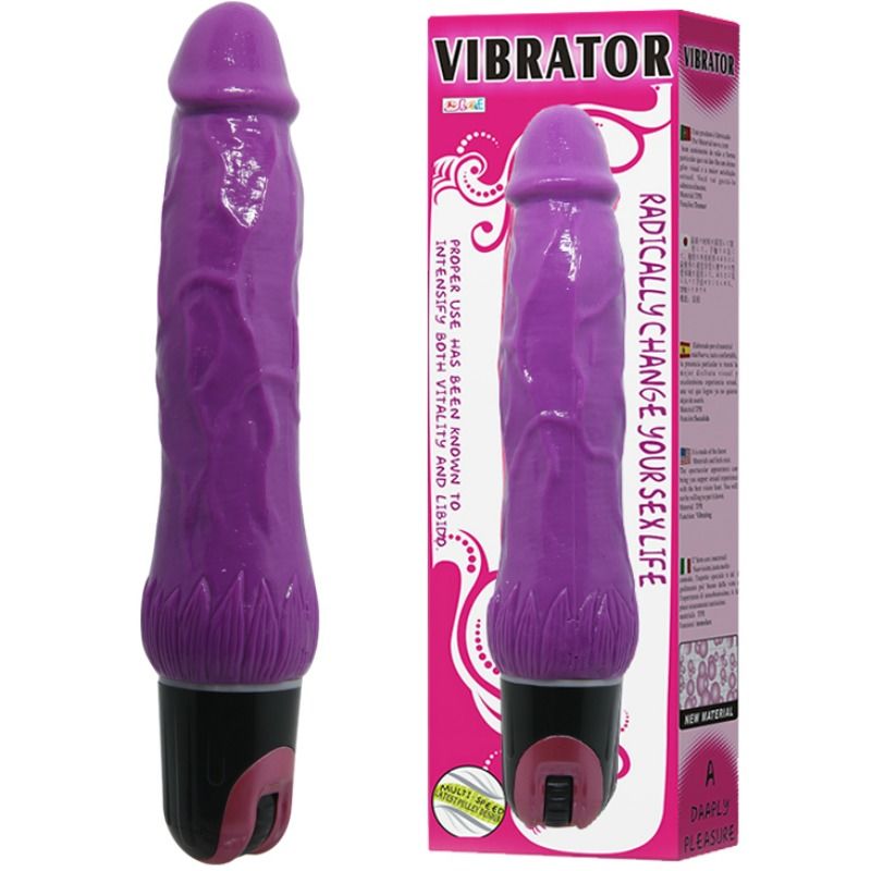 Baile - Vibrator Daaply Pleasure Multivelocidad Morado