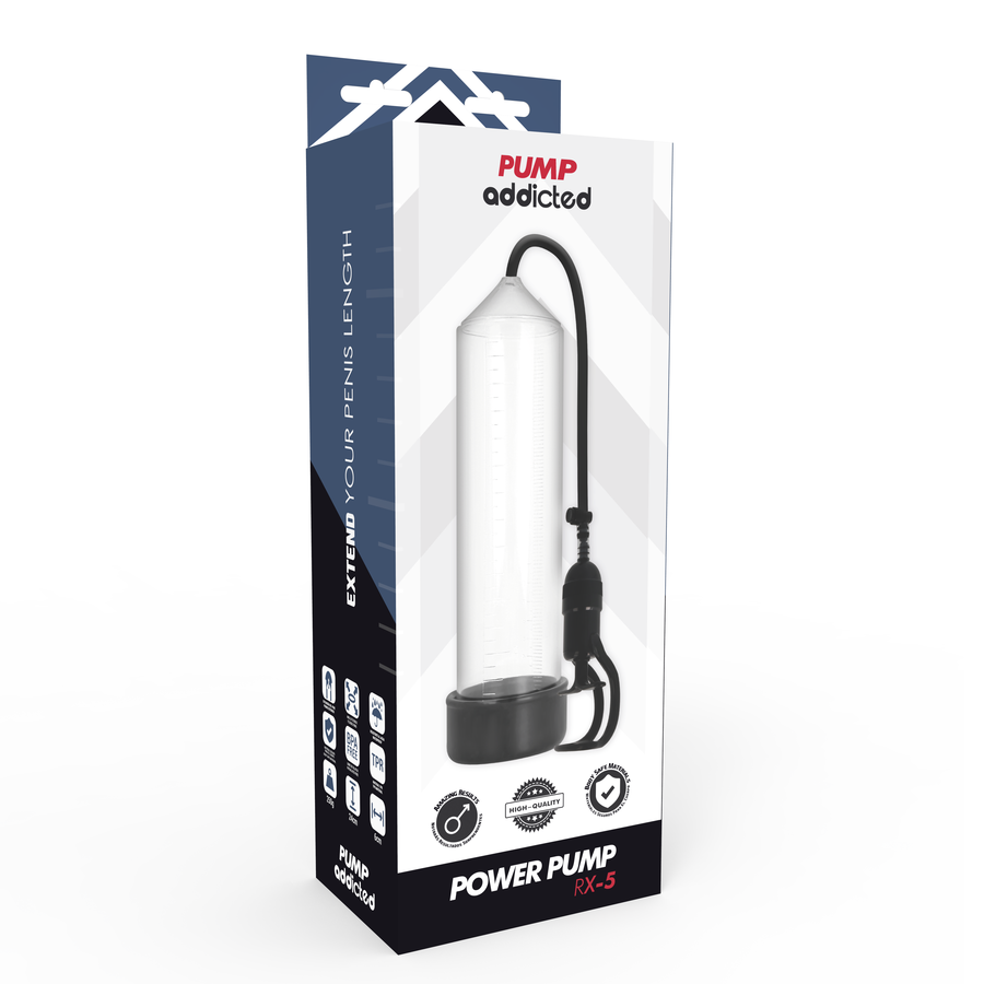 Pump Addicted - Bomba Erección Rx5 Transparente