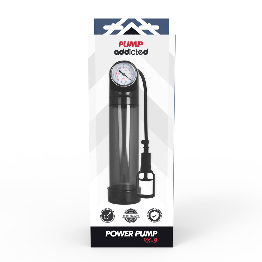 Pump Addicted - Bomba Erección Rx9 Negro