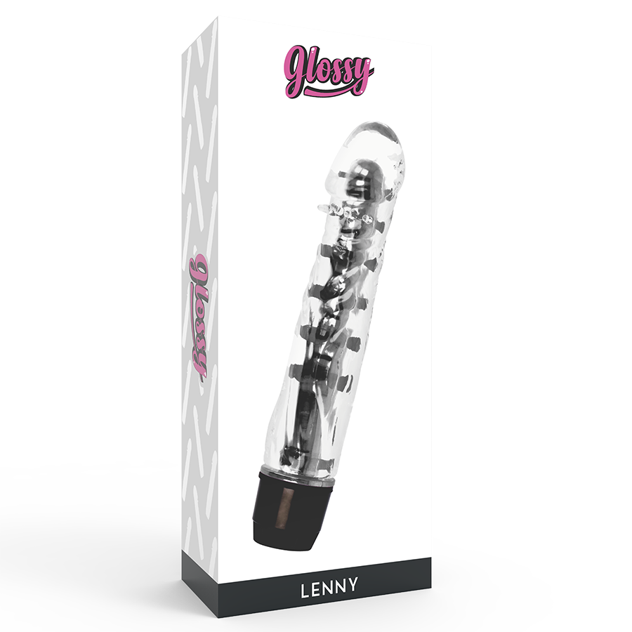 Glossy - Lenny Vibrador Negro