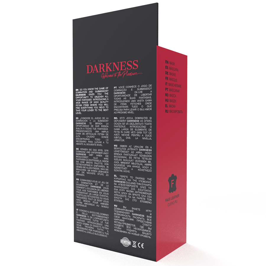 Darkness - Máscara Antifaz Negro