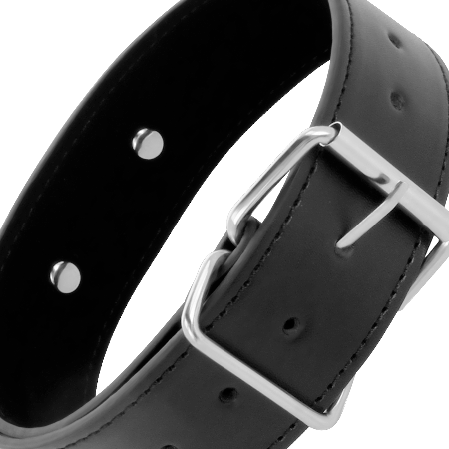 Darkness - Collar De Postura Con Cadena Leather