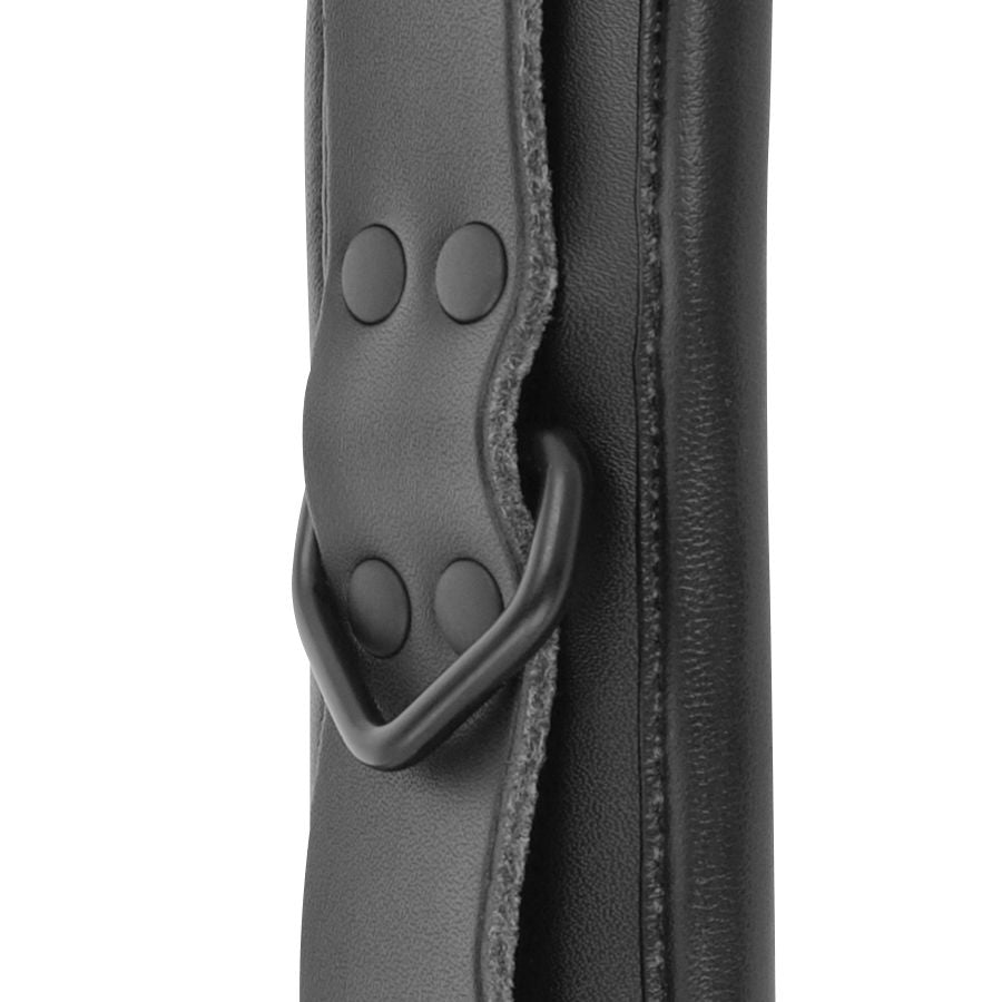 Darkness - Esposas Ajustables Manos Leather Negro