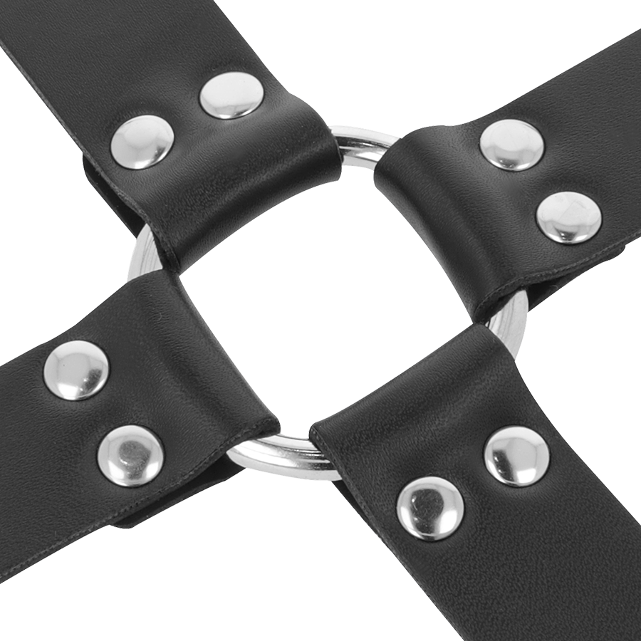 Darkness - Esposas De Cuero Para Pies Y Manos Negro