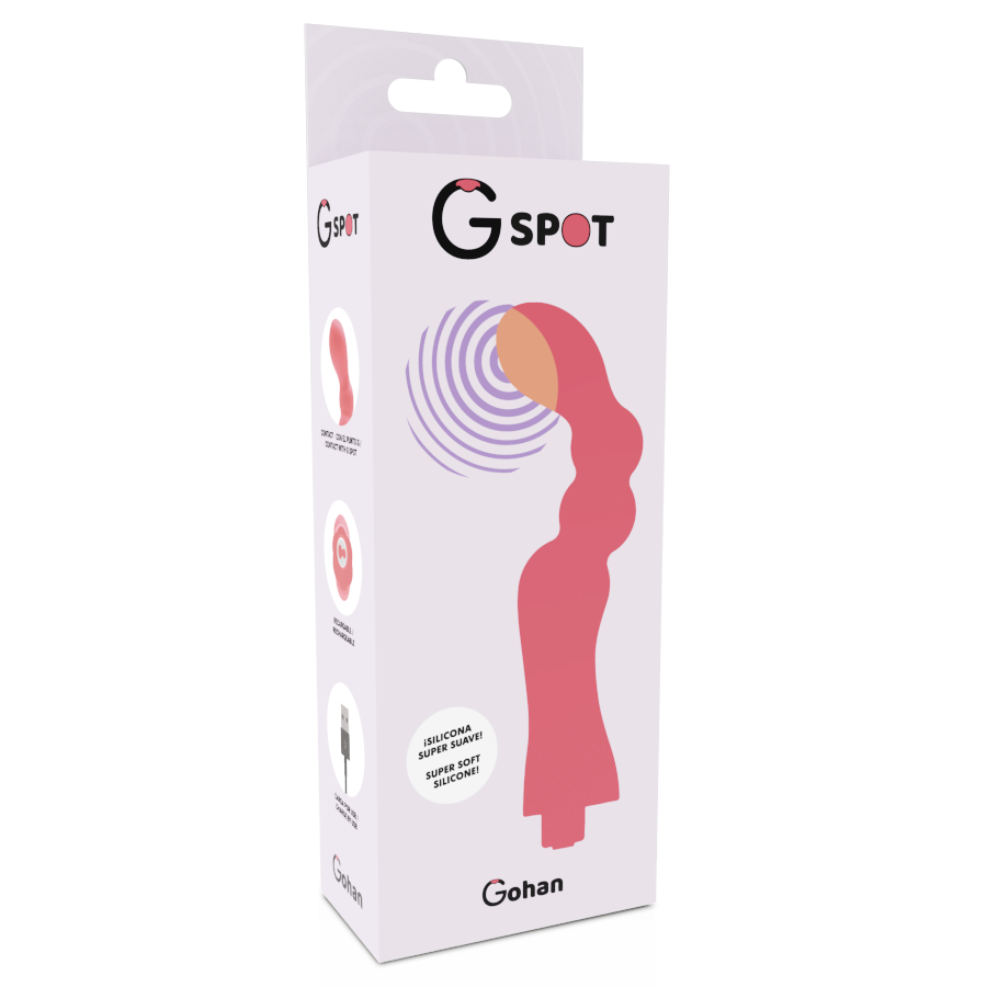 G-Spot - Gohan Vibrador Punto G Light Red