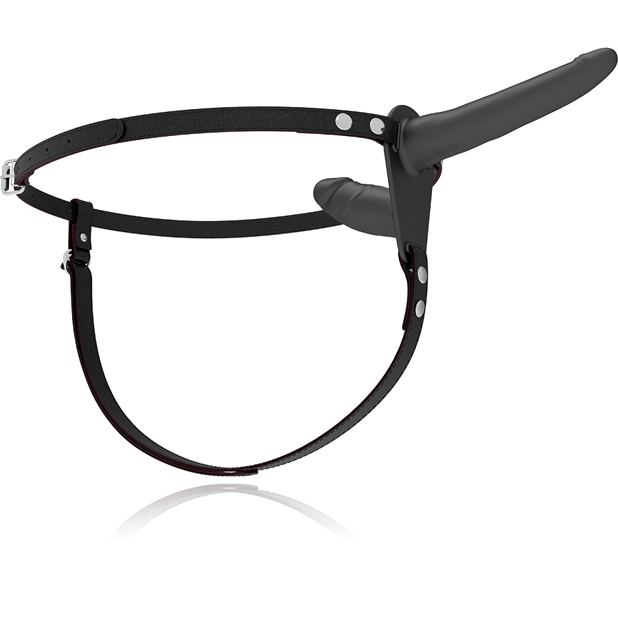 Fetish Submissive Harness - Doble Penetración Negro