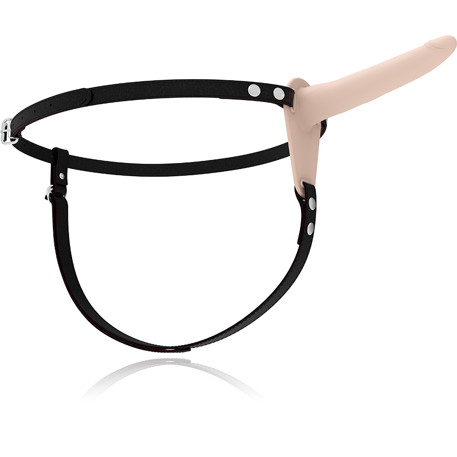Fetish Submissive Harness - Vibrador Silicona Flesh 15 Cm