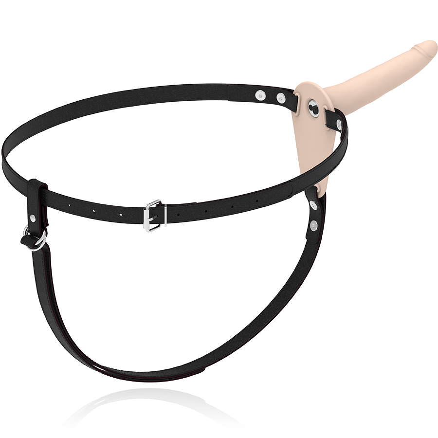 Fetish Submissive Harness - Vibrador Silicona Flesh 15 Cm