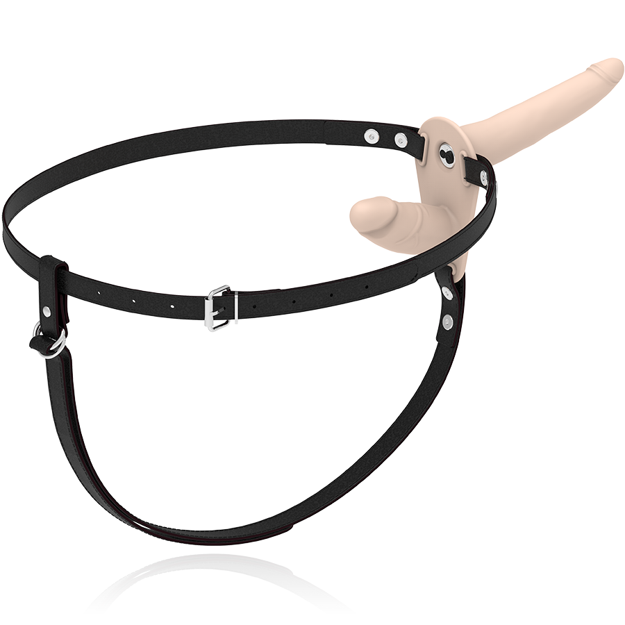Fetish Submissive Harness - Doble Penetración Vibrador Flesh Up