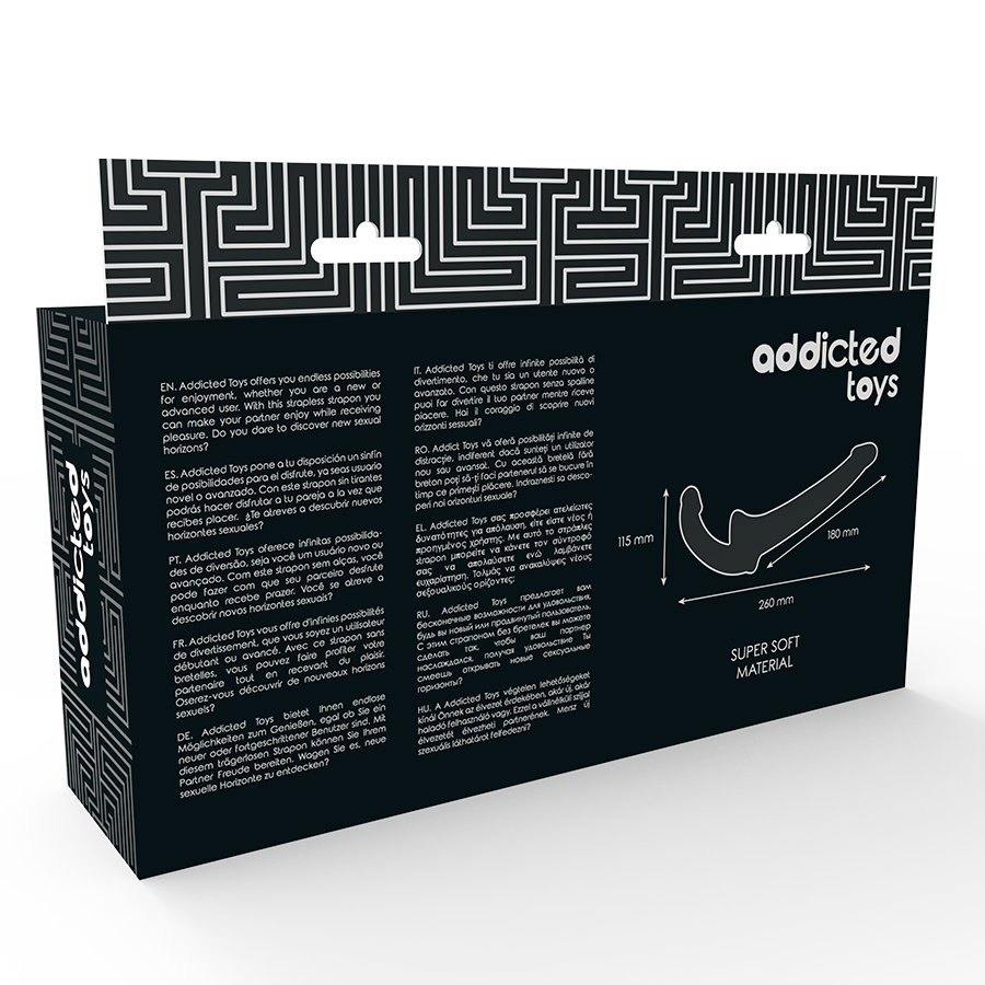 Addicted Toys - Dildo Con Arnés Sin Sujeción Natural