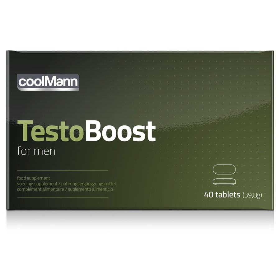 Coolmann Testo Boost Potenciador Con Tribulus Terrestris 40 Tabs