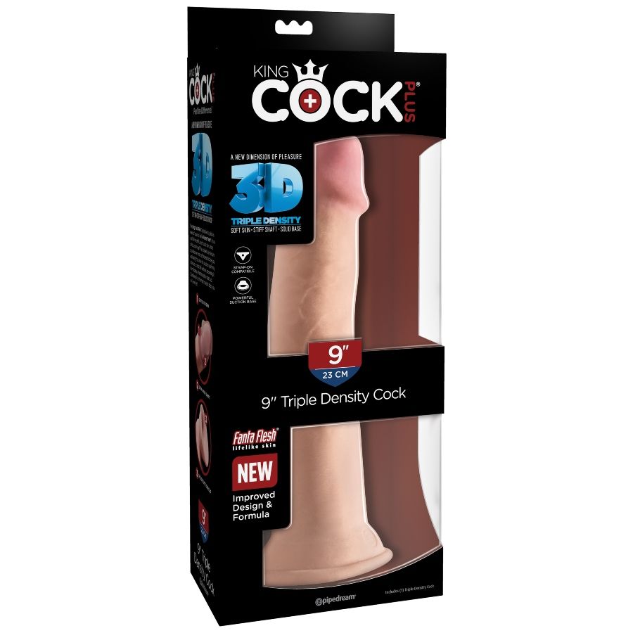 King Cock - Pene Realístico Triple Densidad 25x8cm