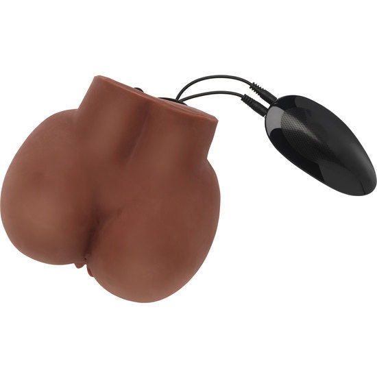 Act - Big Ass Masturbador Realista Con Vibrador Marron