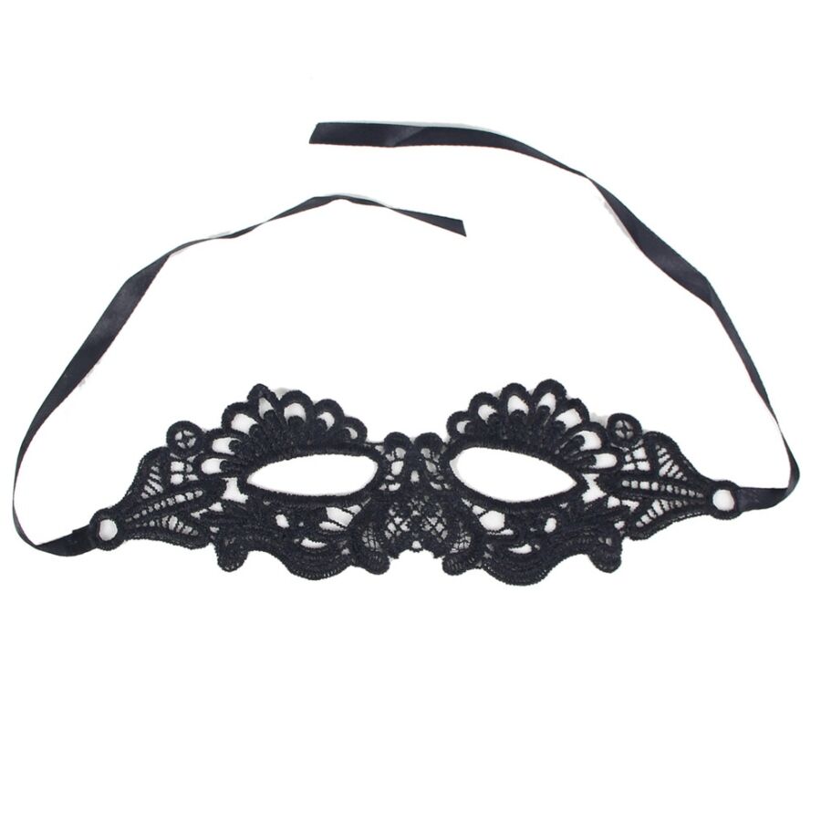 Queen Lingerie - Antifaz Negro Talla Unica