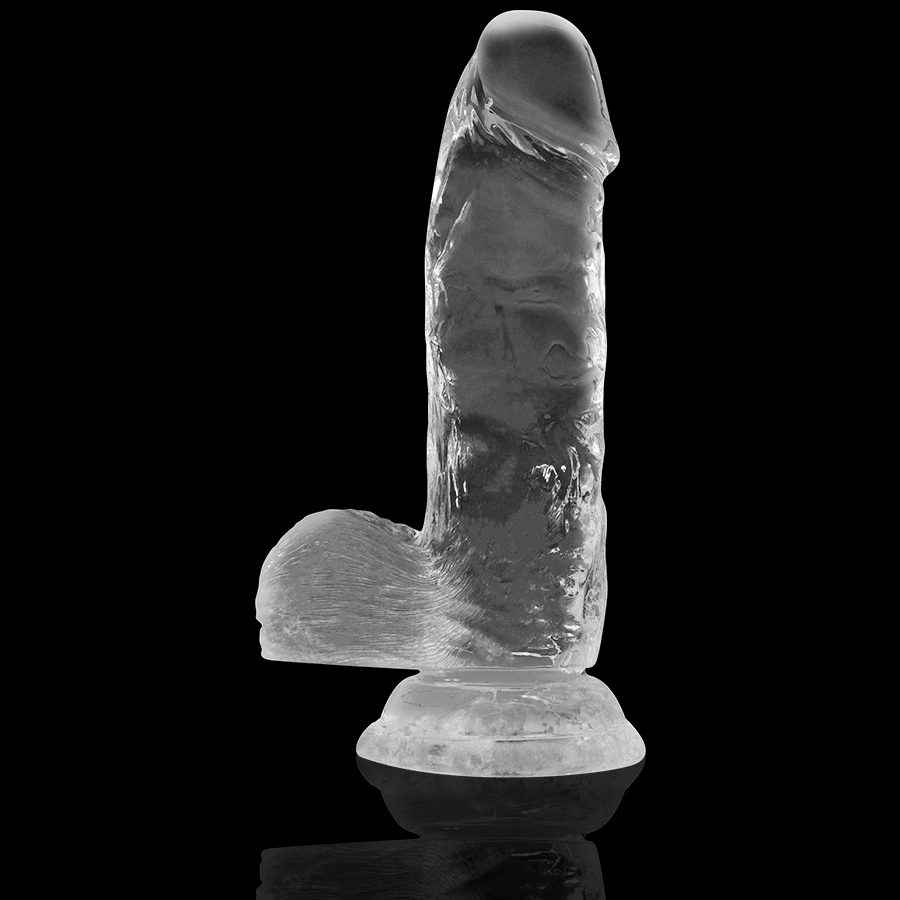 X Ray - Clear Dildo Realista Transparente 15.5 Cm -o- 3.5 Cm
