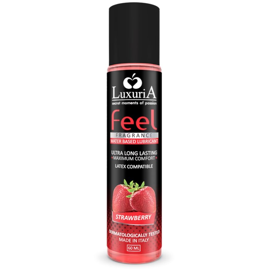 Intimateline - Luxuria Feel Lubricante Base Agua Fresa 60 Ml