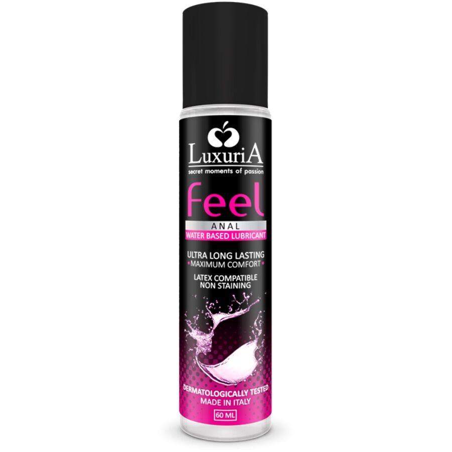 Lubricante Intimateline Luxuria Feel Base Agua Anal 60 Ml