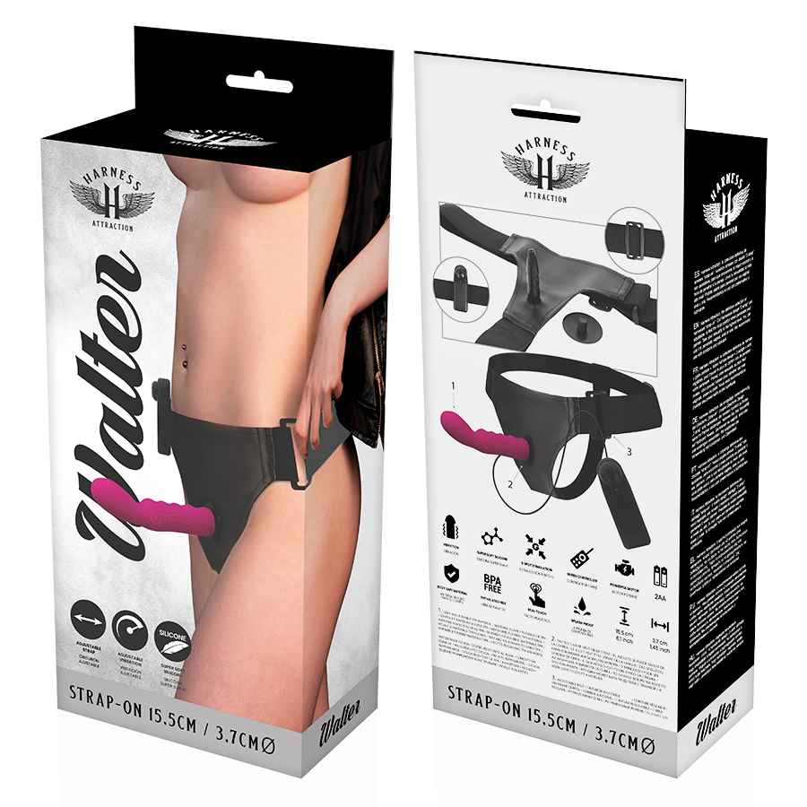 Harness Attraction - Rnes Walter Con Vibración 15.5 Cm -O- 3.7 Cm