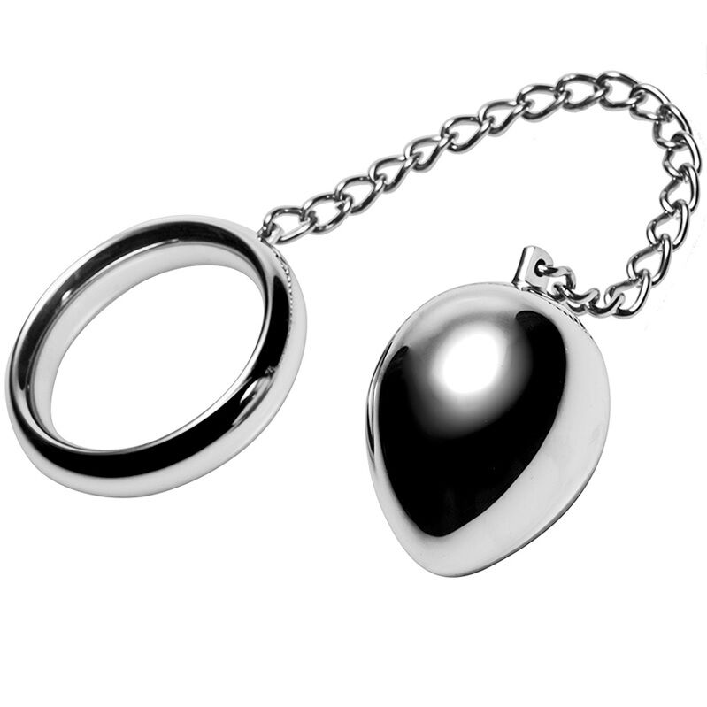 Anillo Metalhard Cock Ring 50mm + Cadena Con Bola Metal
