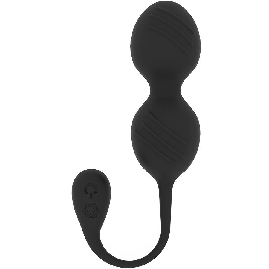 Ritual Nisha Bolas Kegel Recargables Vibradoras Negro