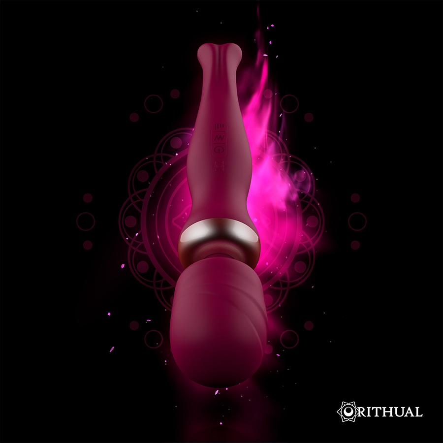 Varita Ritual Akasha Recargable Potente 2.0 Orquidea