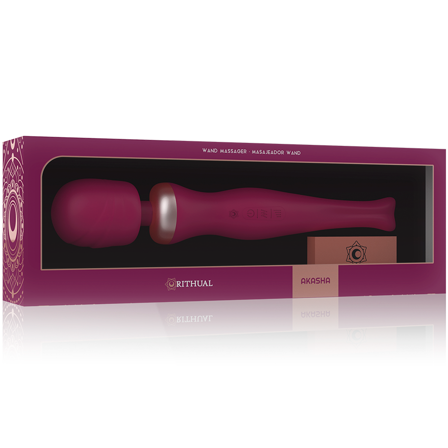 Varita Ritual Akasha Recargable Potente 2.0 Orquidea