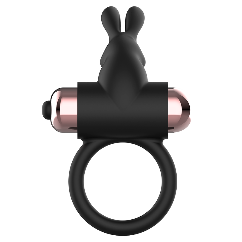 Coquette Toys - Cock Ring Anillo Vibrador Negro / Gold