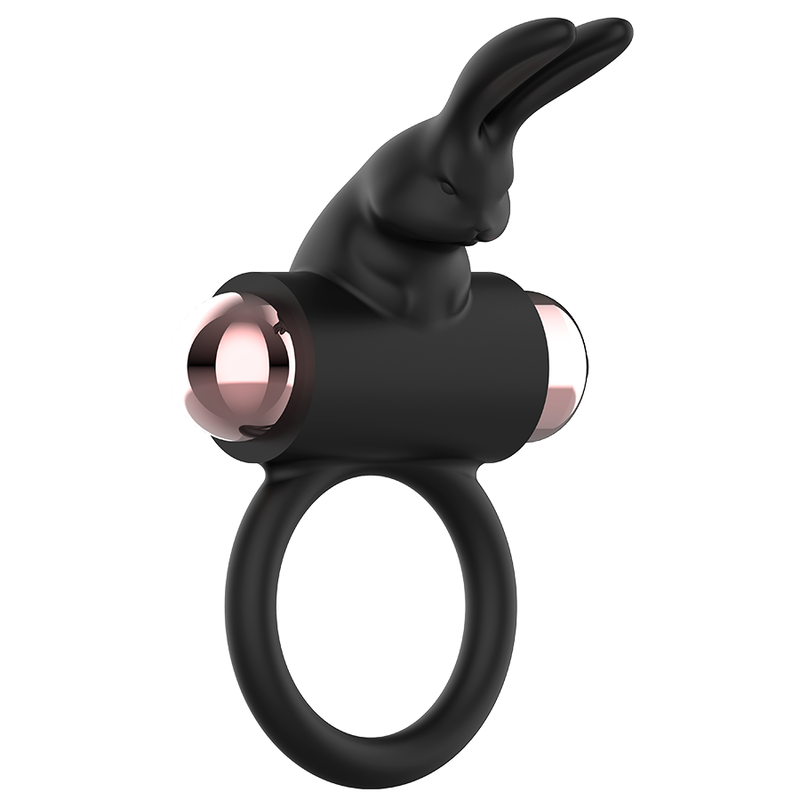 Coquette Chic Desire - Cock Ring Anillo Vibrador Negro / Gold