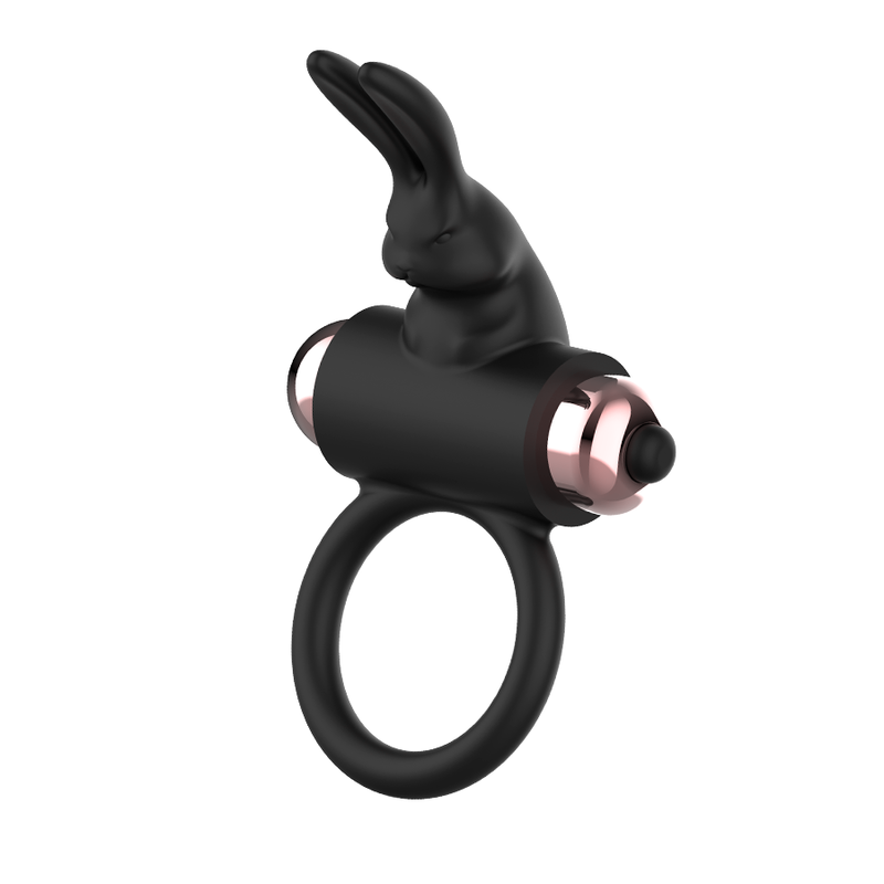 Coquette Chic Desire - Cock Ring Anillo Vibrador Negro / Gold