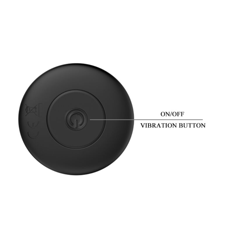 Mr Play - Plug Anal Vibrador Negro Recargable
