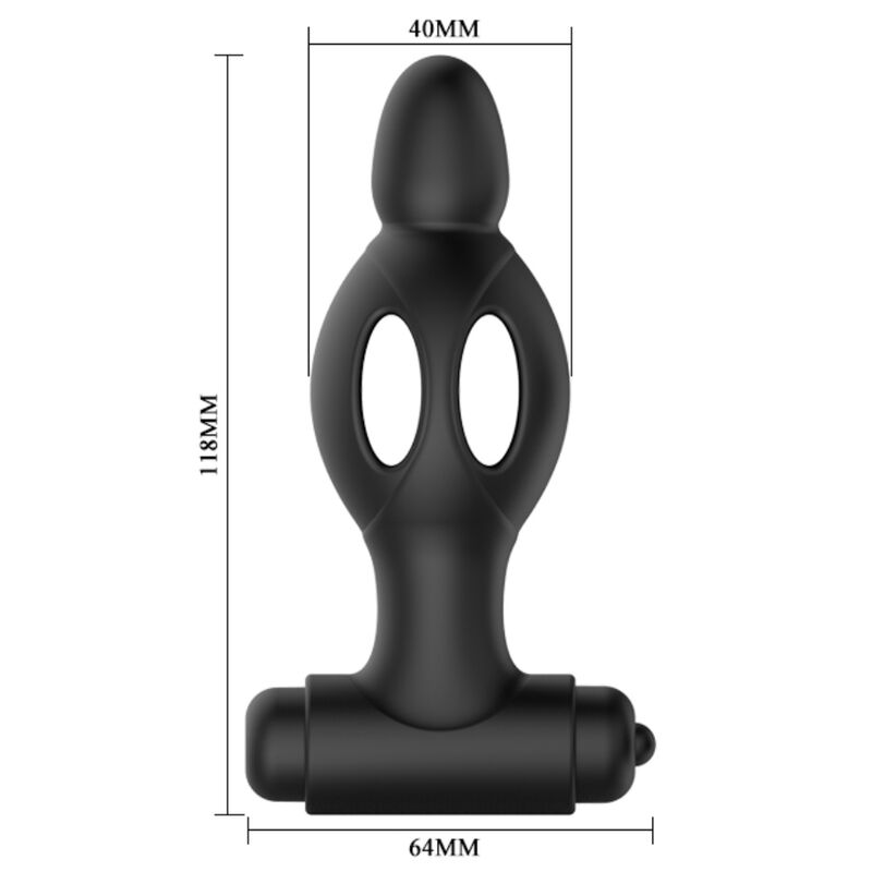 Mr Play - Plug Anal De Silicona Con Vibración