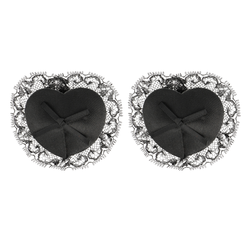 Coquette Chic Desire - Cubre Pezones Lace Negro