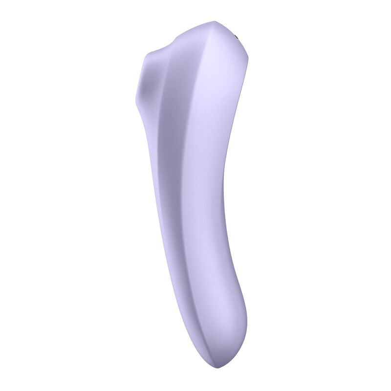 Dual Pleasure App Vibrador Y Succionador De Aire Pulsado Recargable Mauve