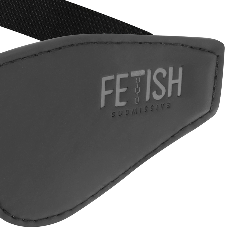 Fetish Submissive - Antifaz Cuero Vegano Con Forro De Nopreno