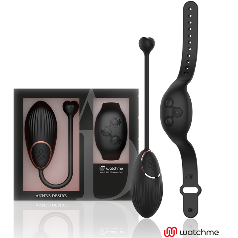 Anne's Desire - Huevo Control Remoto Tecnología Watchme Negro