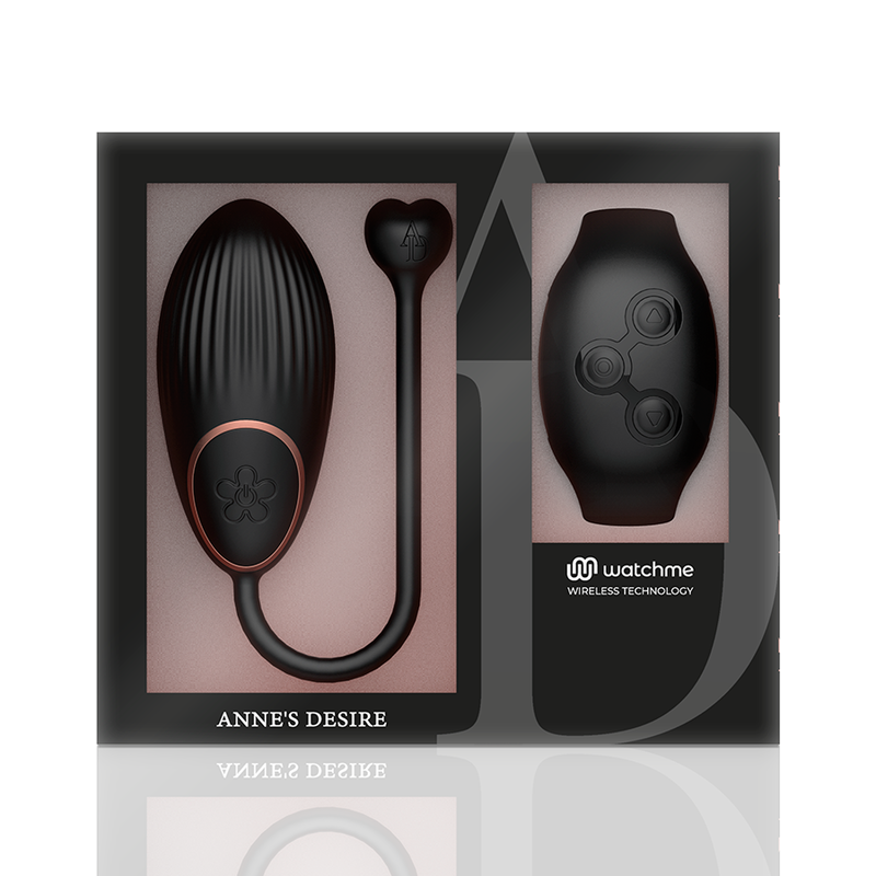 Anne'S Desire - Huevo Control Remoto Tecnología Watchme Negro