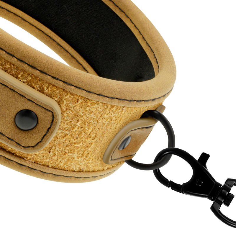 Fetish Submissive Origen - Collar Con Cadena Con Forro De Neopreno