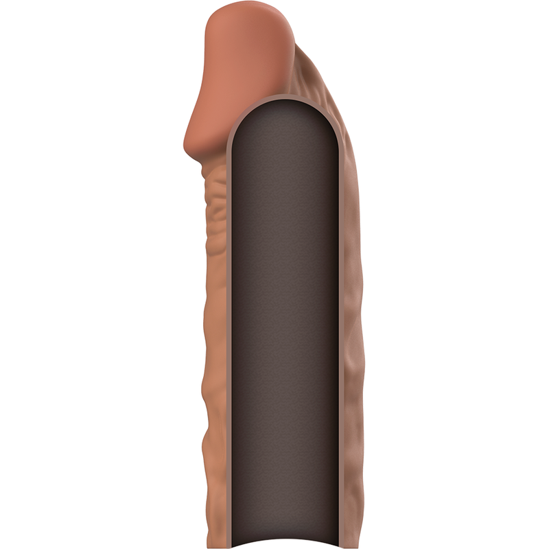 Virilxl - Extension De Pene Liquid Silicone V5 Marron