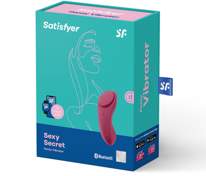 Sexy Secret Estimulador De Braguita Con App Wine Red