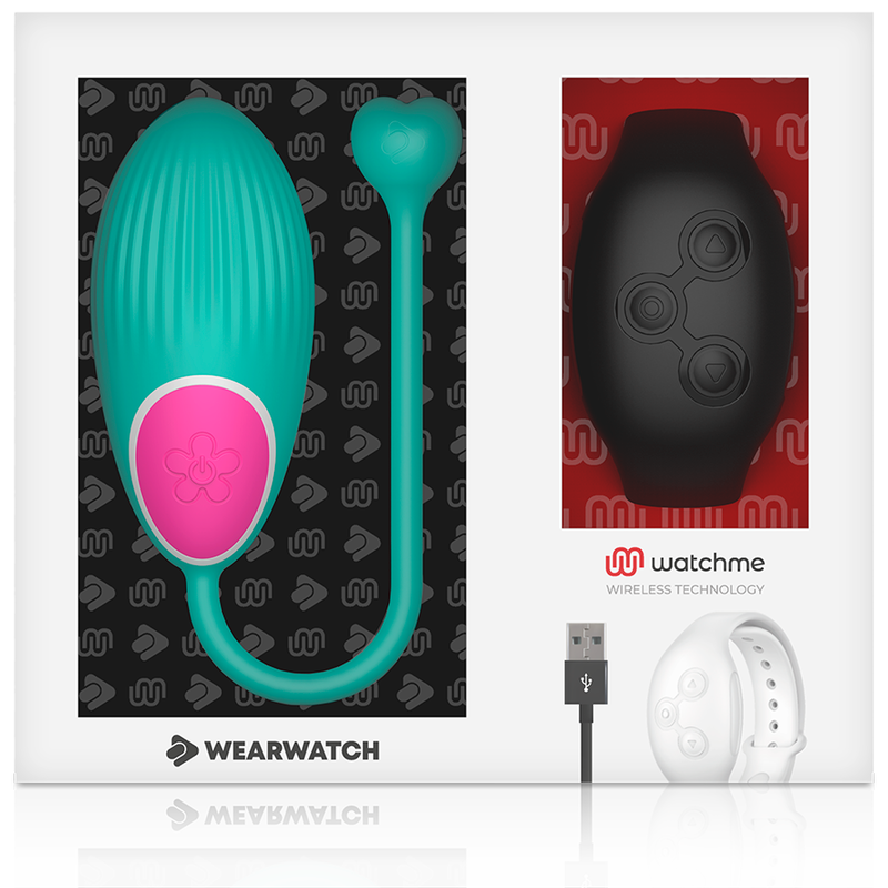 Wearwatch - Huevo Control Remoto Technology Watchme Agua Marina / Azabache