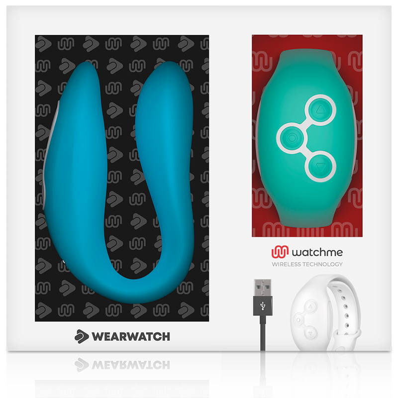 Wearwatch - Vibrador Dual Technology Watchme Añil /Agua Marina