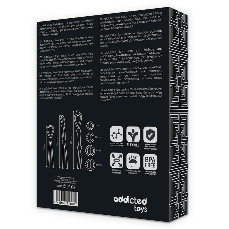 Addicted Toys Kit De 7 Anillas Silicona Flexible