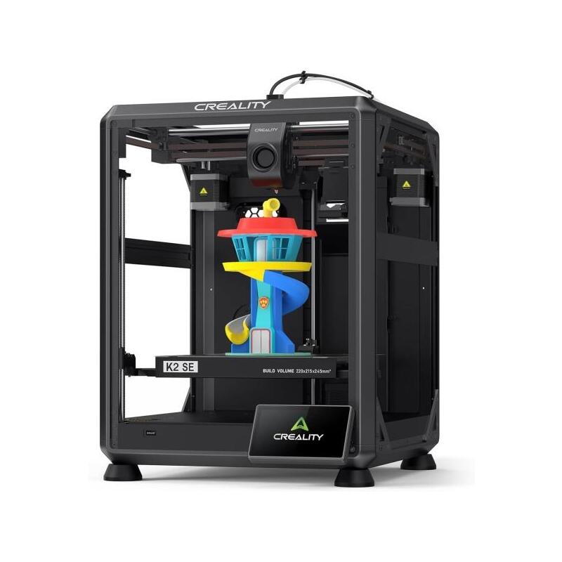 Impresora 3d Creality K2 Se Combo Abierta - Tamaño 22x21.5x24.5cm - Cuerpo De Aluminio Aeroespacial - Interfaz De