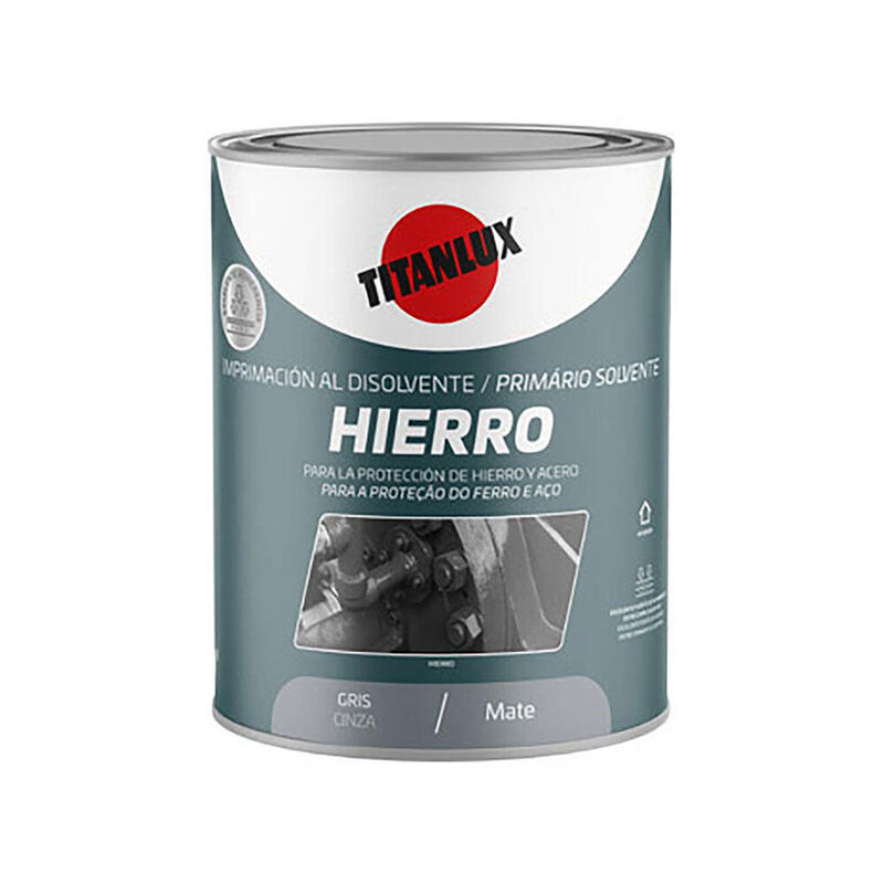 Imprimación Multiuso Al Agua Gris Mate 750 Ml