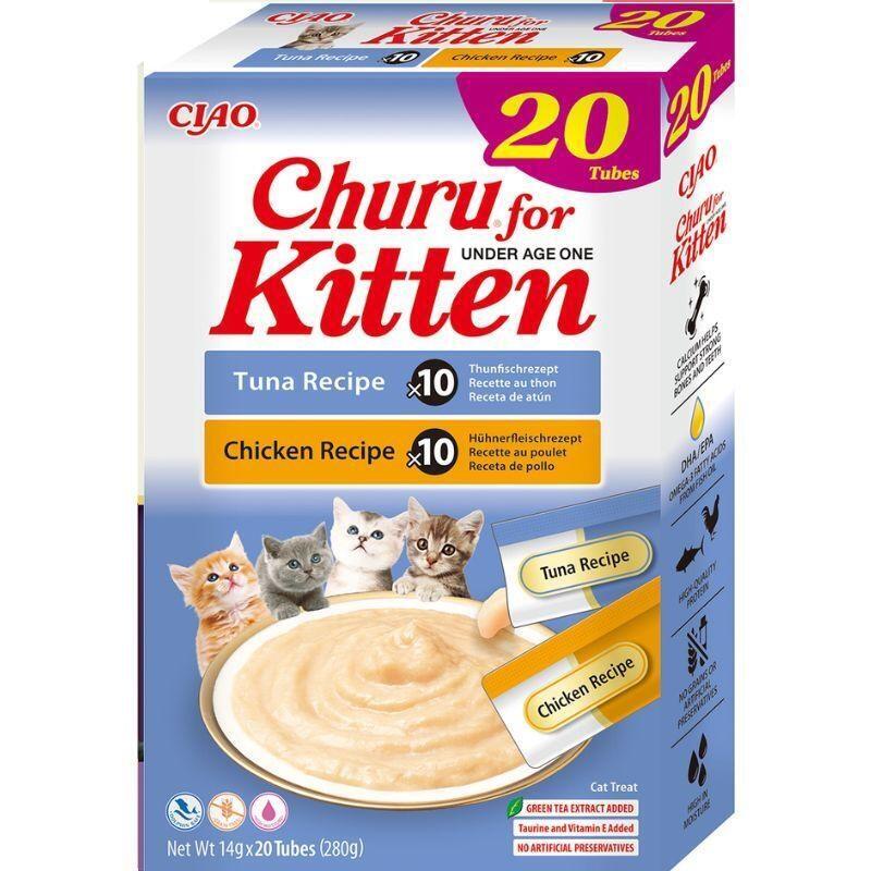 Inaba Cat Churu Gatito Variedad Golosina Para Gatos 20x14g (280g)