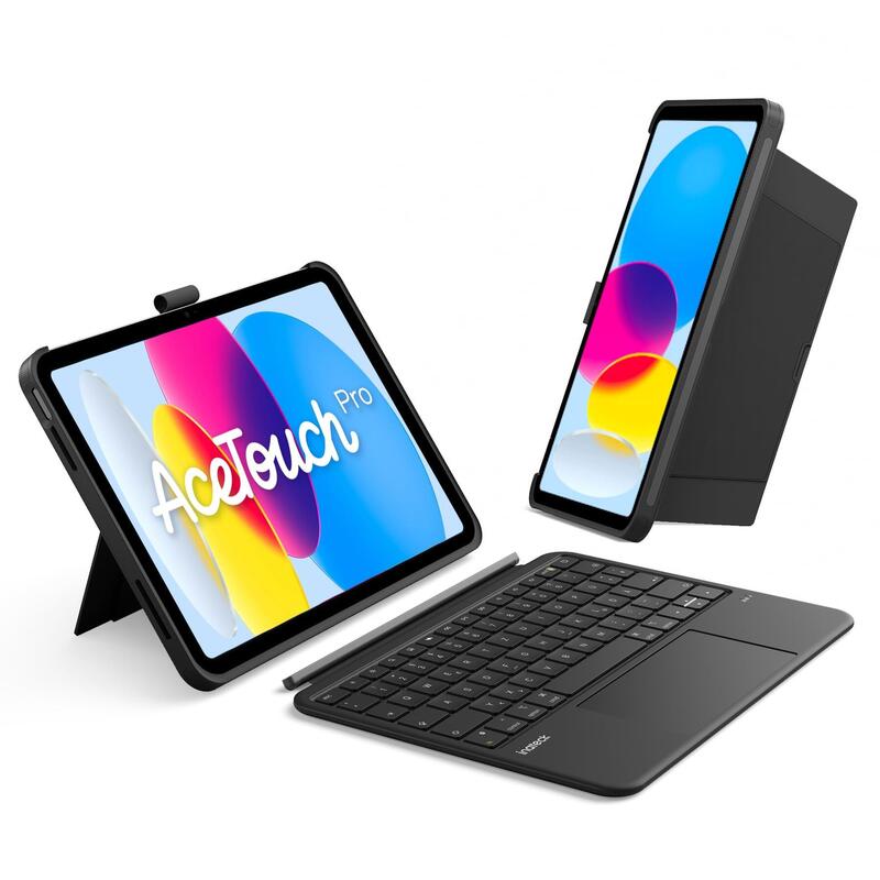 Inateck Keyboard Ipad 11" Qwertz Black Gray
