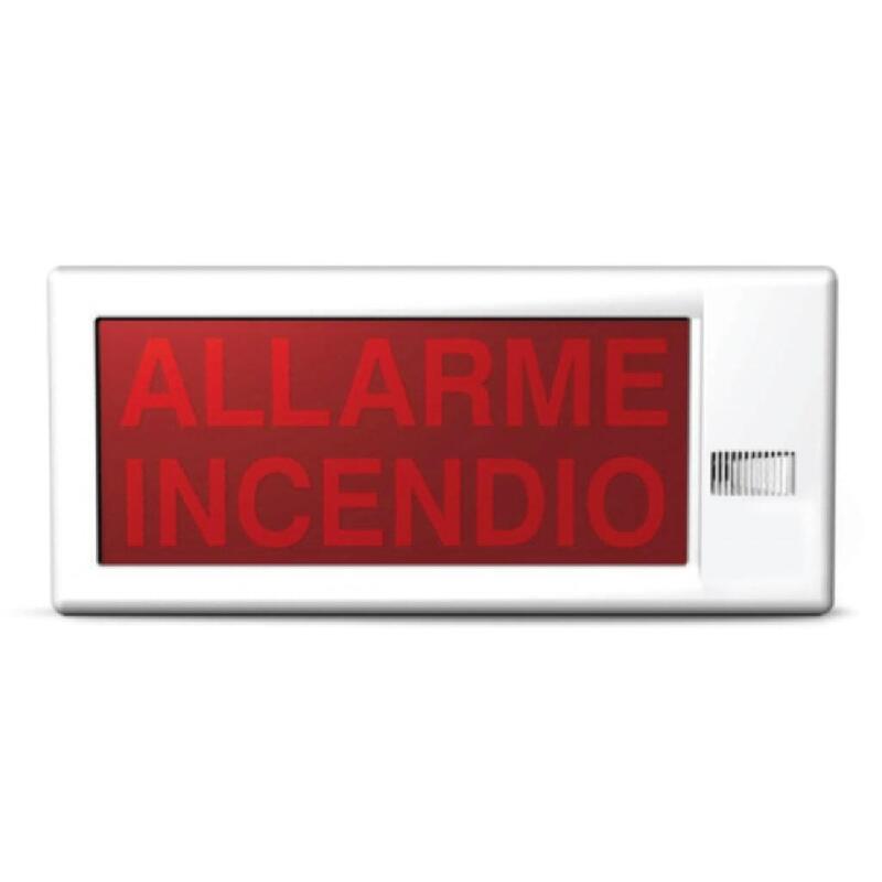Inim Iss021 Placa Óptica Y Acústica 293x130x55mm