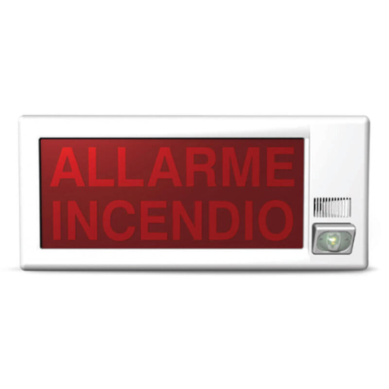 Inim Iss022 Placa Óptica Y Acústica 293x130x75mm
